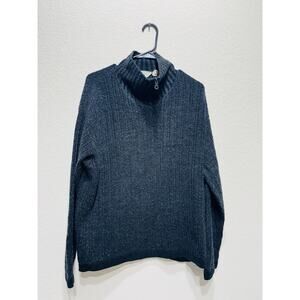 Vintage Belvedere Italian Merino Wool Blend Soft Sweater Vintage Black Large